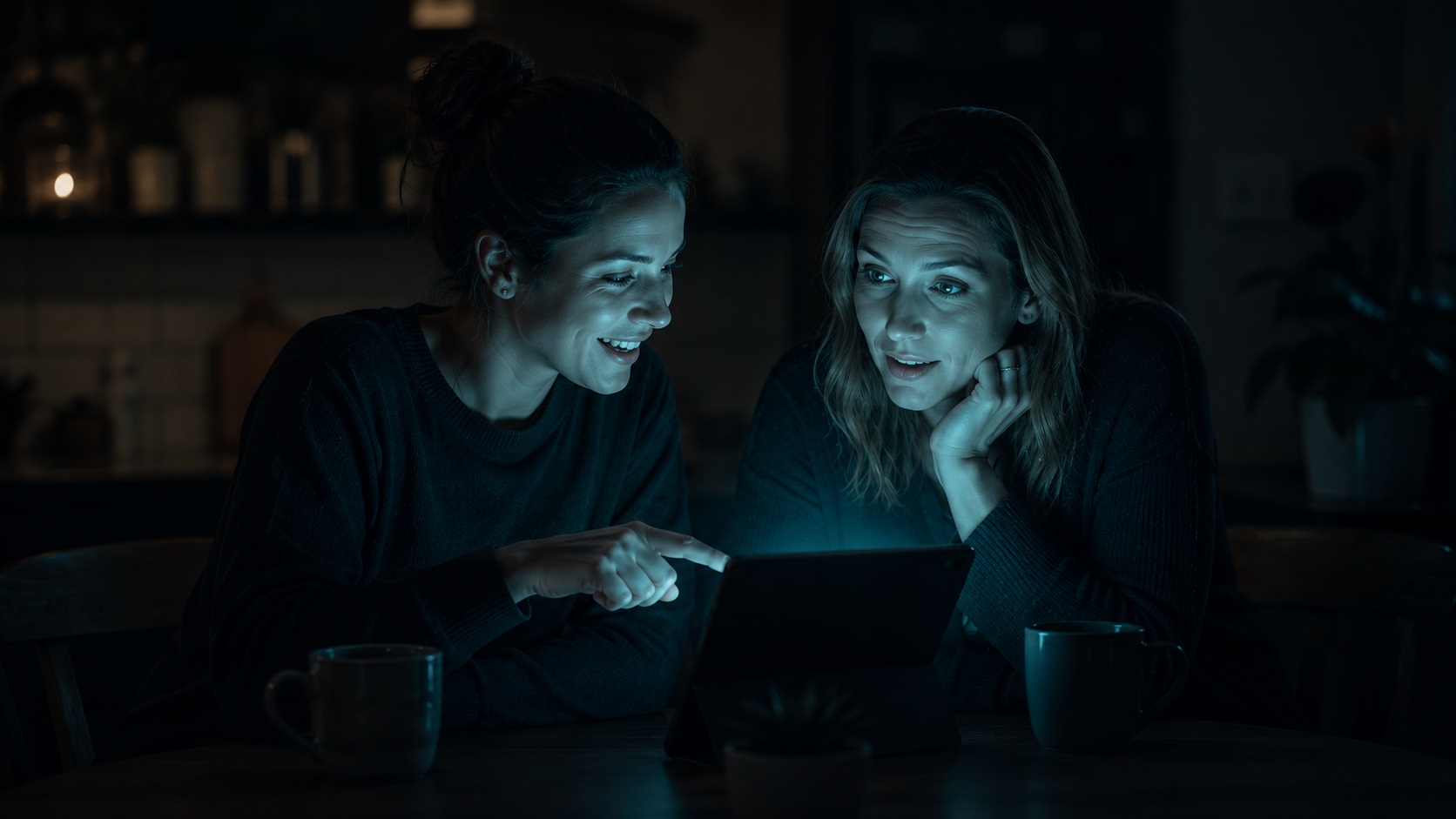 A glowing referral network branching out from a single node